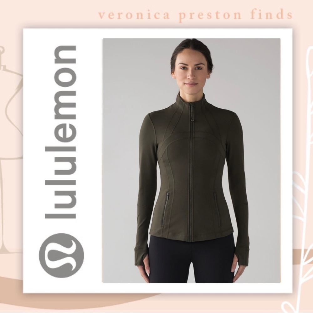 EUC Lululemon Olive Green Define Jacket